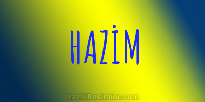 HAZİM