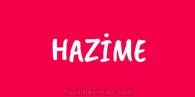 HAZİME