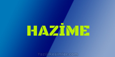 HAZİME