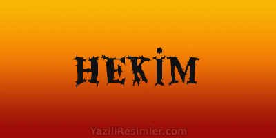 HEKİM