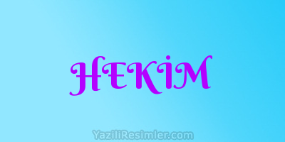 HEKİM