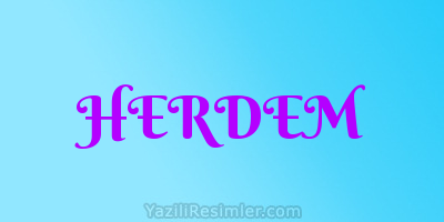 HERDEM