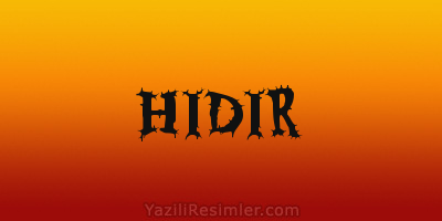 HIDIR