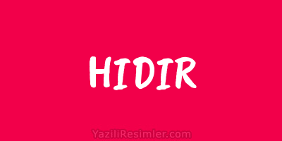 HIDIR