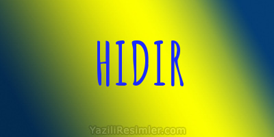 HIDIR