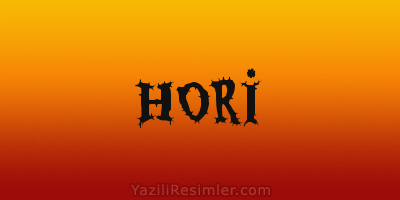 HORİ