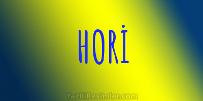 HORİ