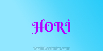 HORİ