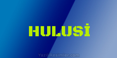 HULUSİ