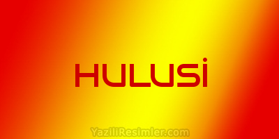 HULUSİ