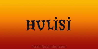 HULİSİ