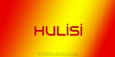 HULİSİ