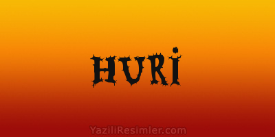 HURİ