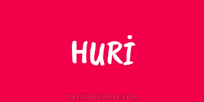 HURİ