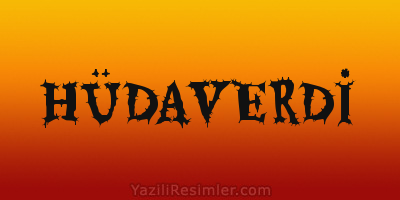 HÜDAVERDİ