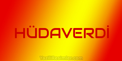 HÜDAVERDİ