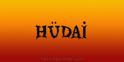 HÜDAİ