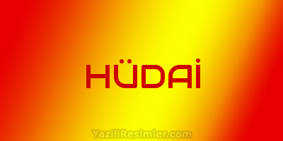 HÜDAİ