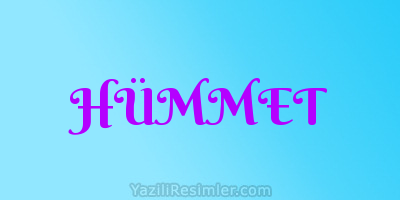 HÜMMET