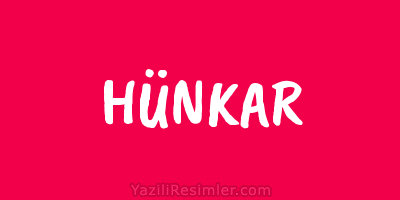 HÜNKAR