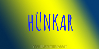 HÜNKAR