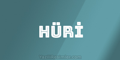 HÜRİ