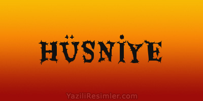 HÜSNİYE