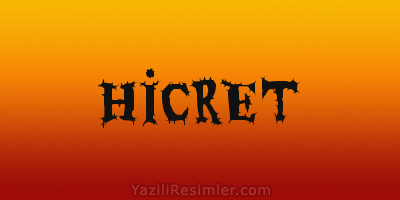 HİCRET