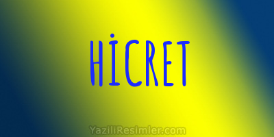 HİCRET