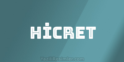 HİCRET