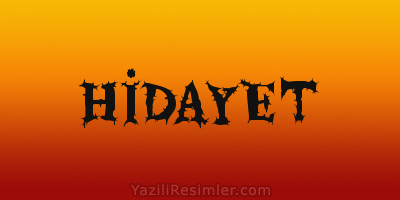 HİDAYET