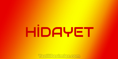 HİDAYET