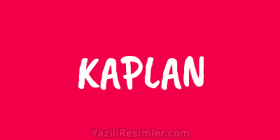 KAPLAN