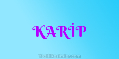 KARİP