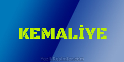 KEMALİYE