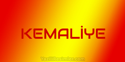 KEMALİYE