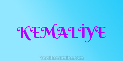 KEMALİYE