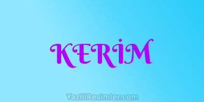 KERİM