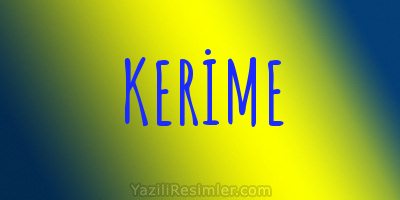 KERİME