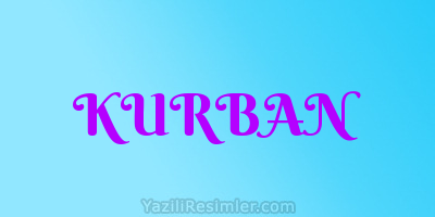 KURBAN