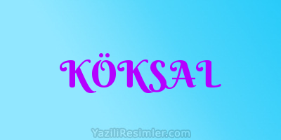 KÖKSAL