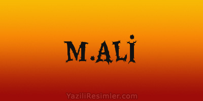 M.ALİ