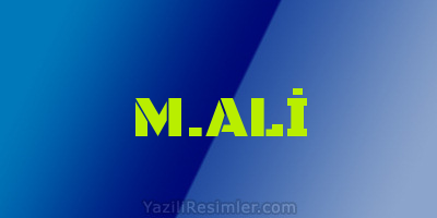 M.ALİ