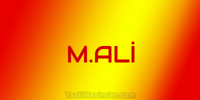 M.ALİ