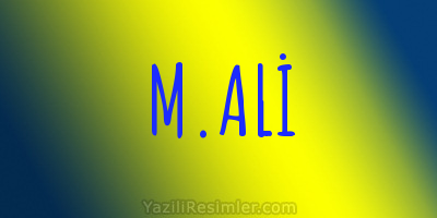 M.ALİ