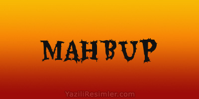 MAHBUP