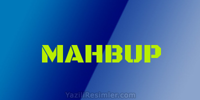 MAHBUP