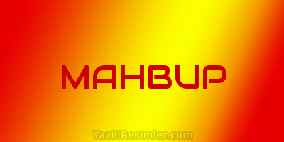 MAHBUP