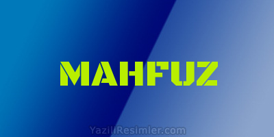 MAHFUZ