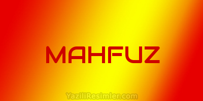 MAHFUZ